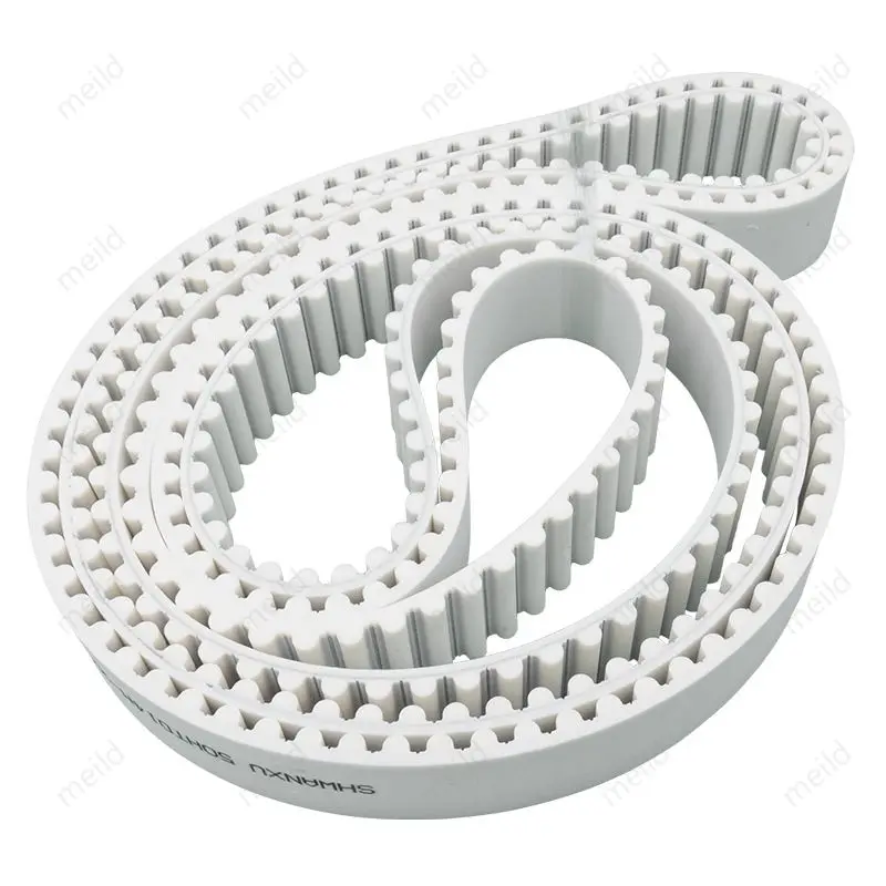 T20 trapezoidal tooth polyurethane timing belt pu seamless steel wire endless transmission belt