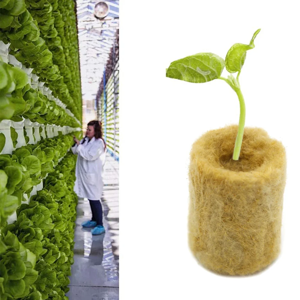 Factory supplies hydroponic planting rockwool kits for agricultural greenhouse materials