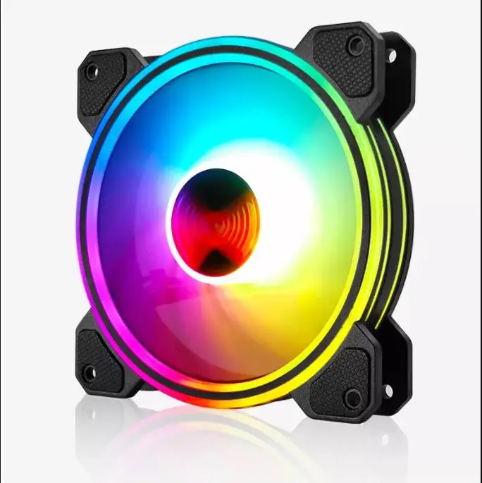 Кулер компьютерный Coolmoon RGB с дистанционным управлением 120*120*25 120