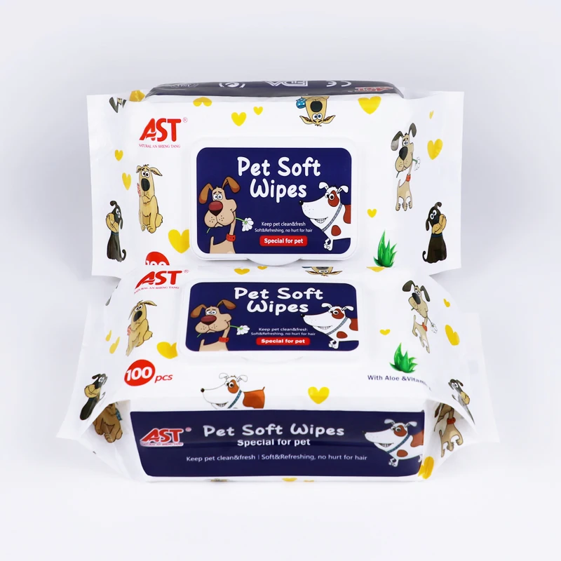 Многофункциональные влажные салфетки для ухода за животными