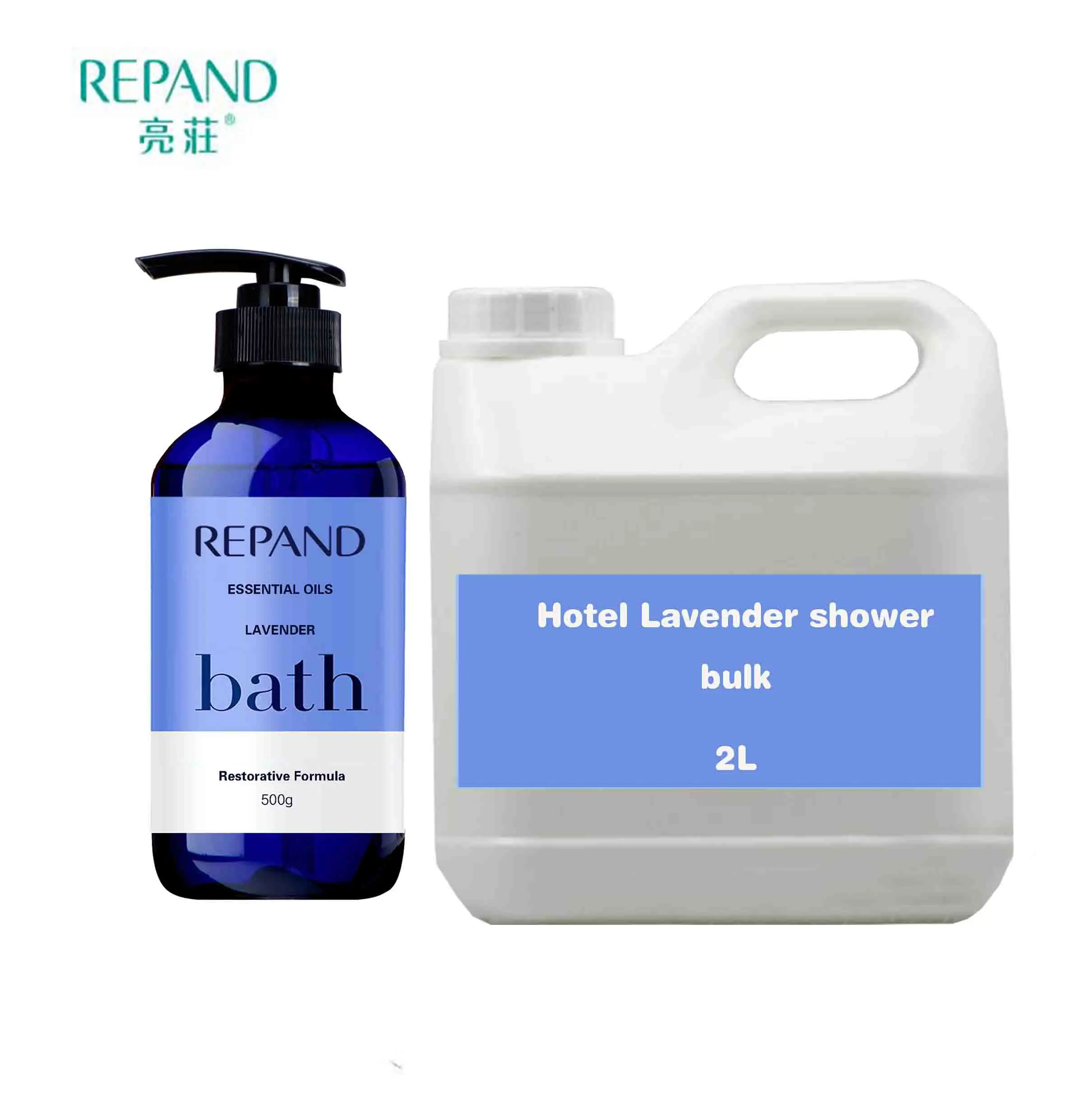 Repand bulk shower gel rose essential oil body wash High-capacity