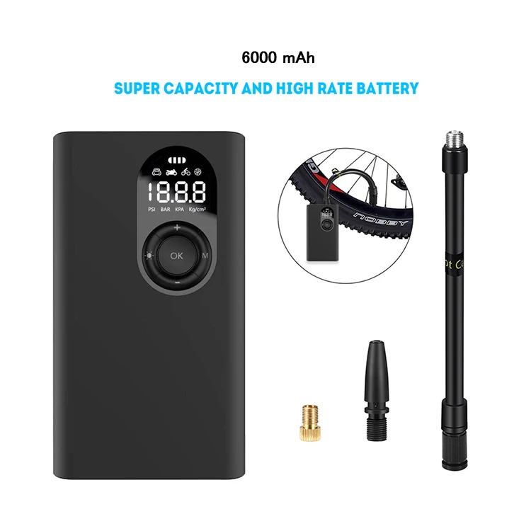 Автомобильный беспроводной надувной насос 12 В, портативные автомобильные воздушные насосы, электрический насос для шин, Мини цифровой насос для шин