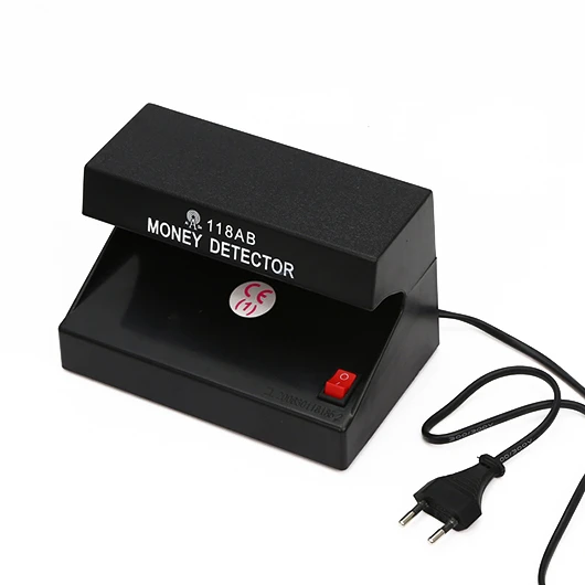 118AB mini Portable UV Led Bill Detectoe Forged Money Tester Money Detector