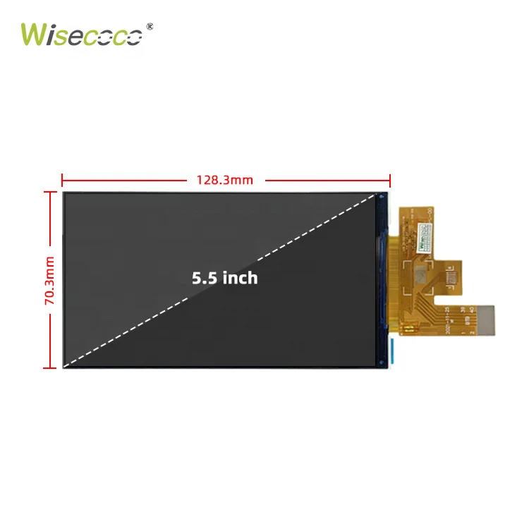 High Brightness LCD Modules 5.5 Inch FHD Display Screen Orange Raspberry pi IPS Display Panel Driver Board 1500nits Outdoor Use