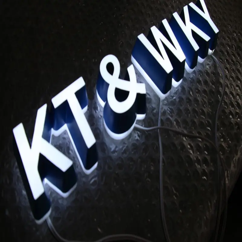 HS wholesale standard channel letter mini LED acrylic 3d light sign