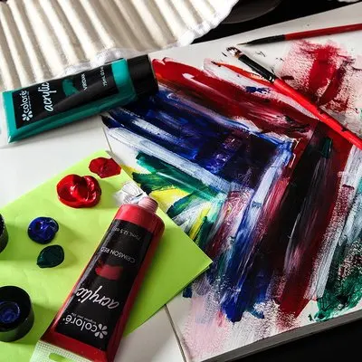 non-toxic12 color  premium acrylic paints 75ml set