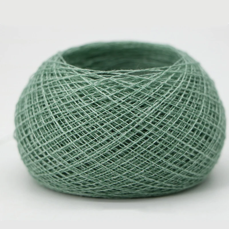 1/22NM Flash Flax  90% linen 10% nylon Knitted fabric yarn Various colors supply wholesale
