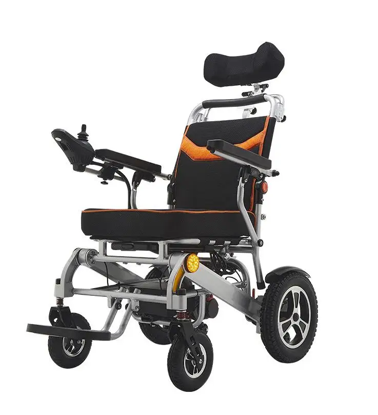 Foldable electric wheelchair for the elderly people disabled wheelchair with CE