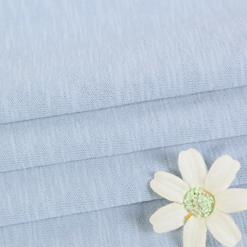jersey fabric bamboo viscose fabric High quality Bamboo Lyocell Single Jersey  Bamboo lyocell underwear fabric