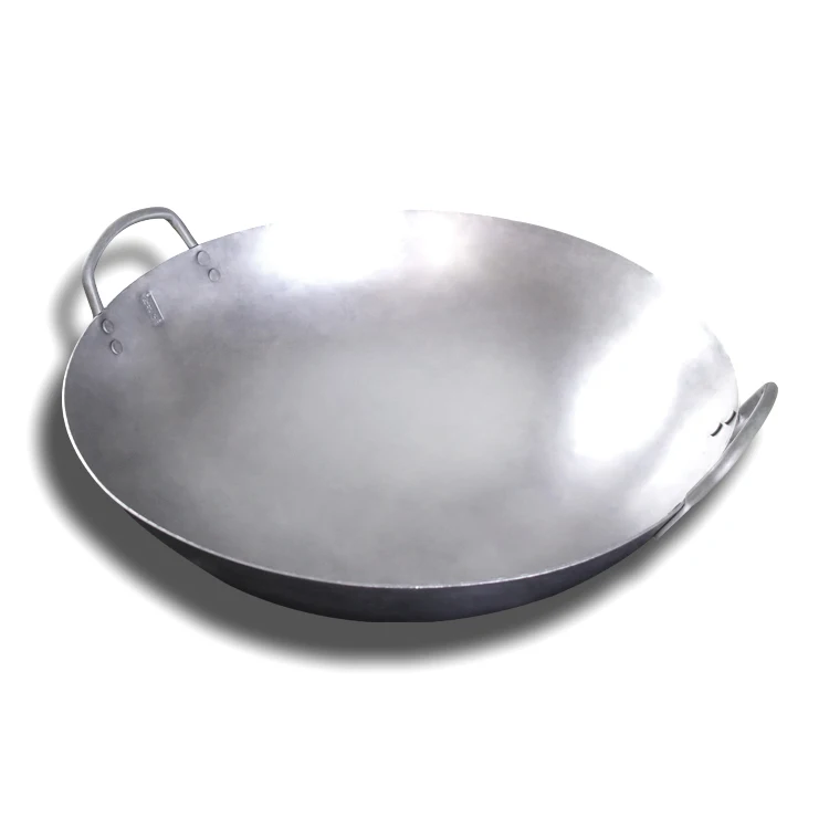 Chenzhiji горячая Распродажа кухонный инструмент с круглым дном из углеродистой стали Bluing wok