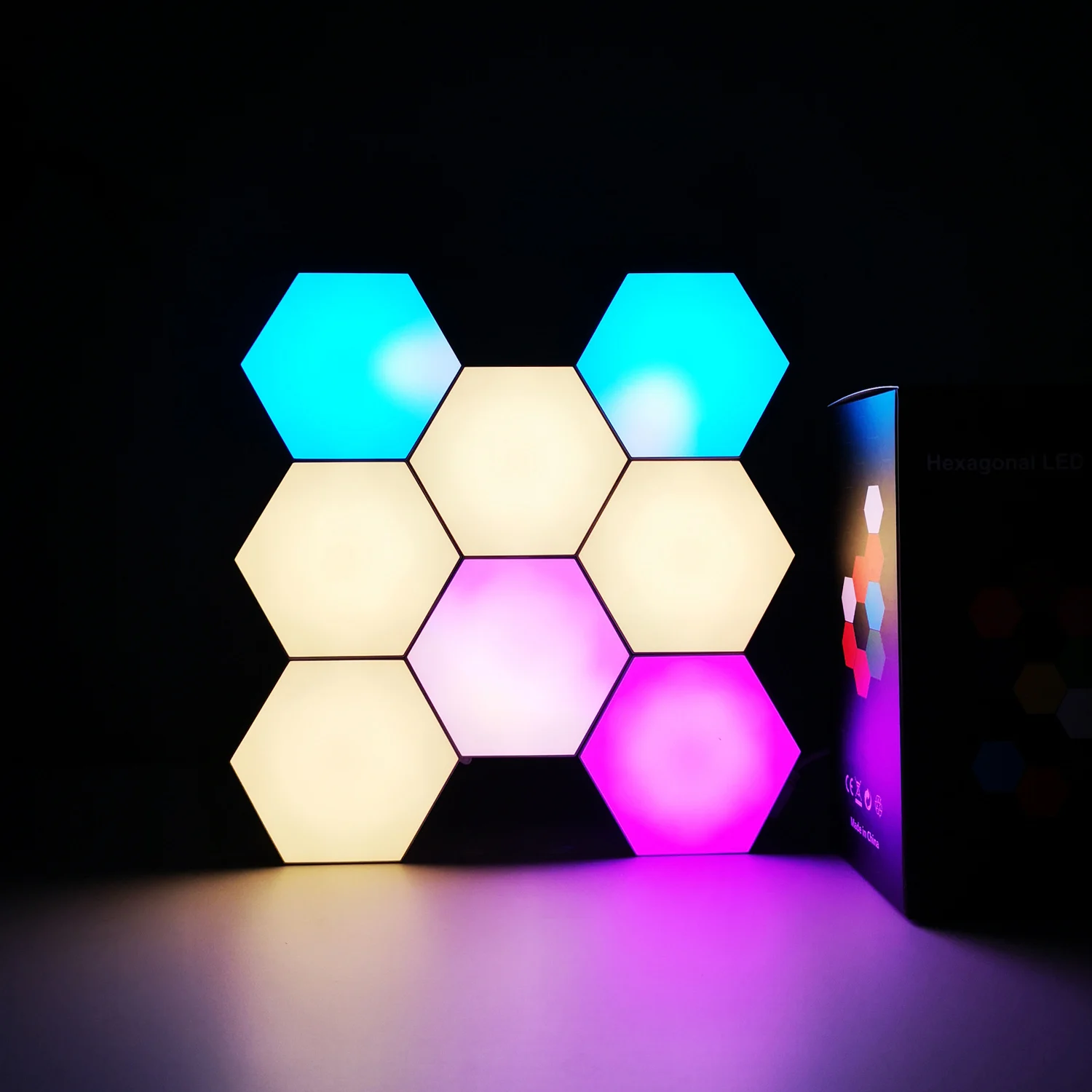 Mobile app CONTROL Aurora Light 2021 новый модуль с Сотами шестигранная лампа для украшения игровой