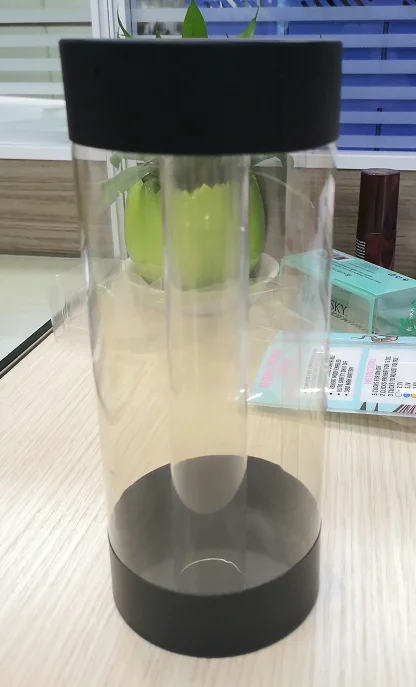 Custom Tube Box PVC/PET Clear Cylinder Round Plastic Packaging