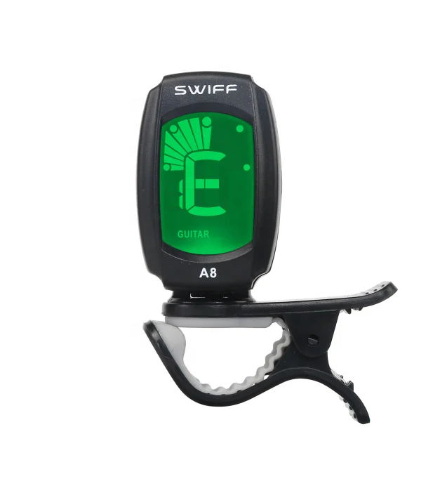 Most accurate A8  color blacklight simple clip on tuner acoustic guitar tuner sale