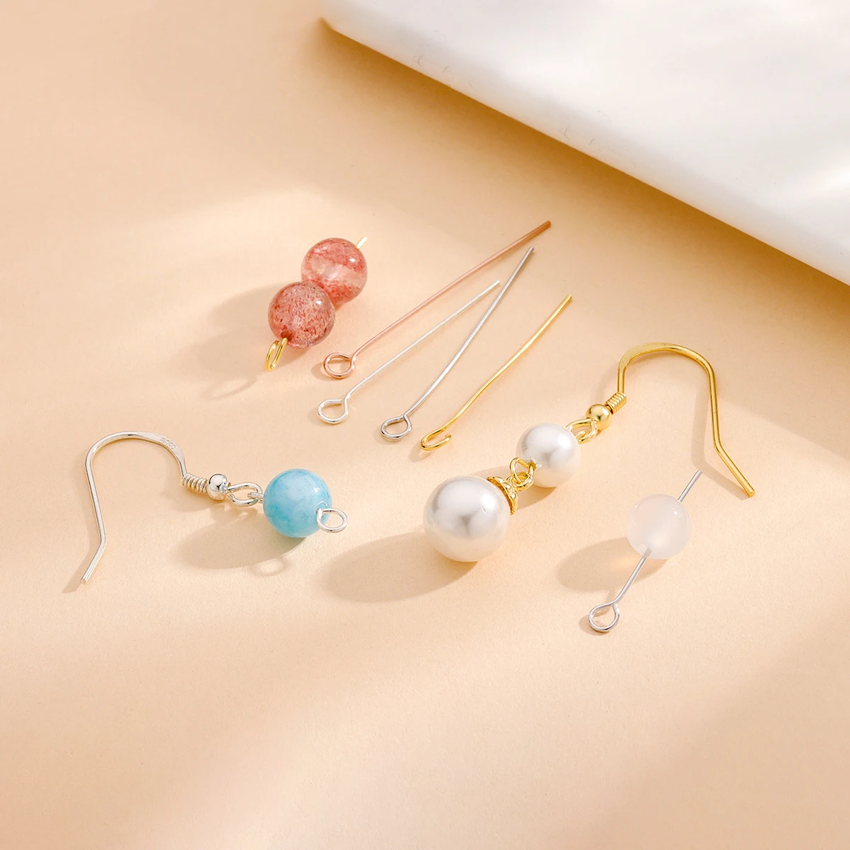 925 Sterling Silver 9-Shaped Pin Circular Needle DIY Accessories Pins Bracelet Needle Connectors For Jewelry Making