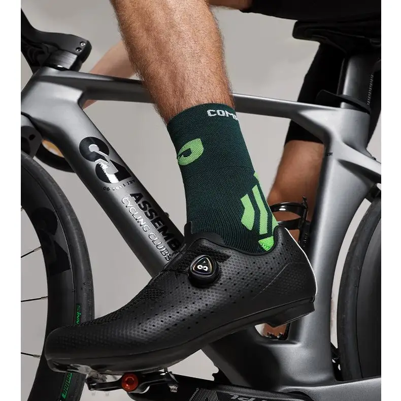 Quentin custom logo cycling aero socks breathable road bike bicycle socks custom made