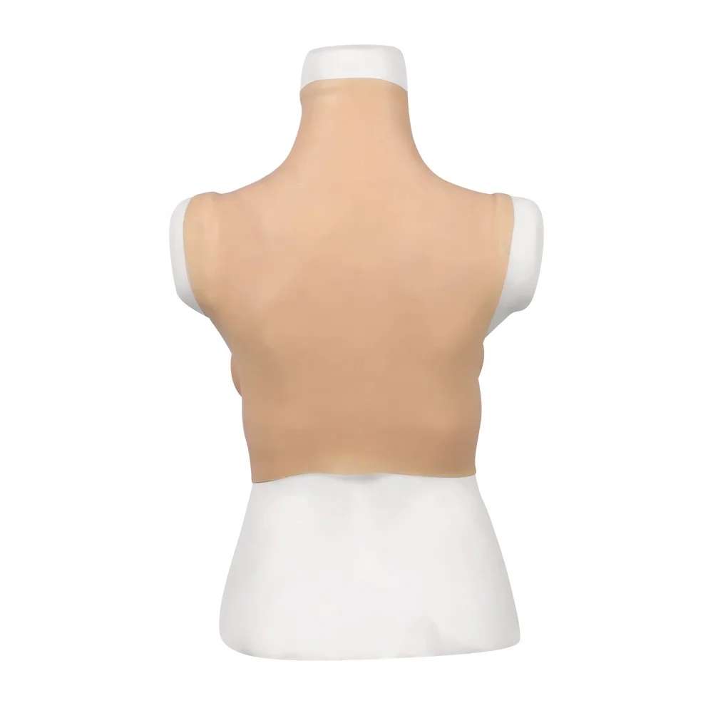 
New Inventions in china All Cup Half Body Artificial Silicone Fake Silicone Breast Forms for Srossdresser Shemale 