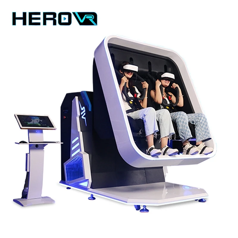 HEROVR Commercial 360 Roll Equipment Virtual Reality Cinema Chair 9DVR Simulator Game Arcade VR Machine