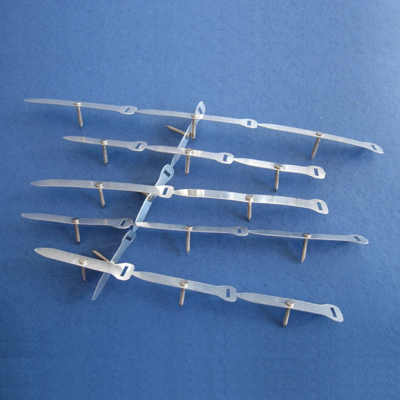 100x Top Quality Aluminium Metal Cable Ties Tie Zip Wrap: 85MM  125MM Long