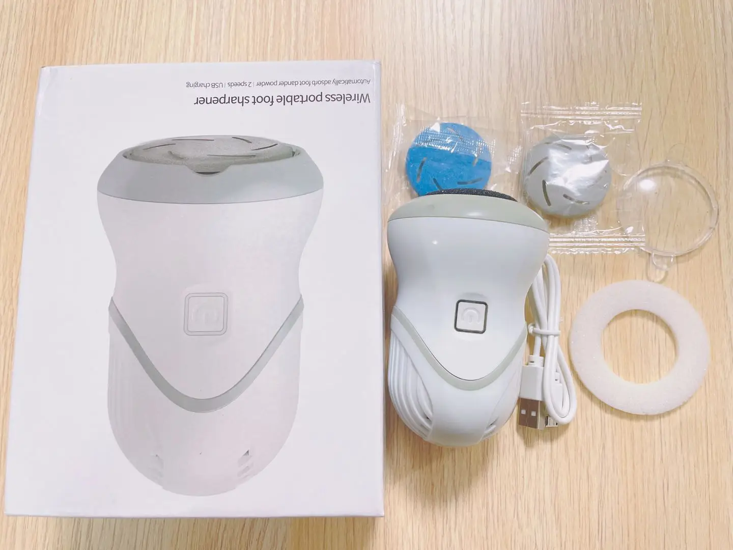  Unice electric foot dead skin exfoliator callus remover private label files vacuum