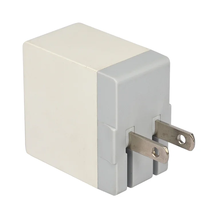 5V 2.4A 12W CE certified tablet PC US plug charger dual wall charger foldable