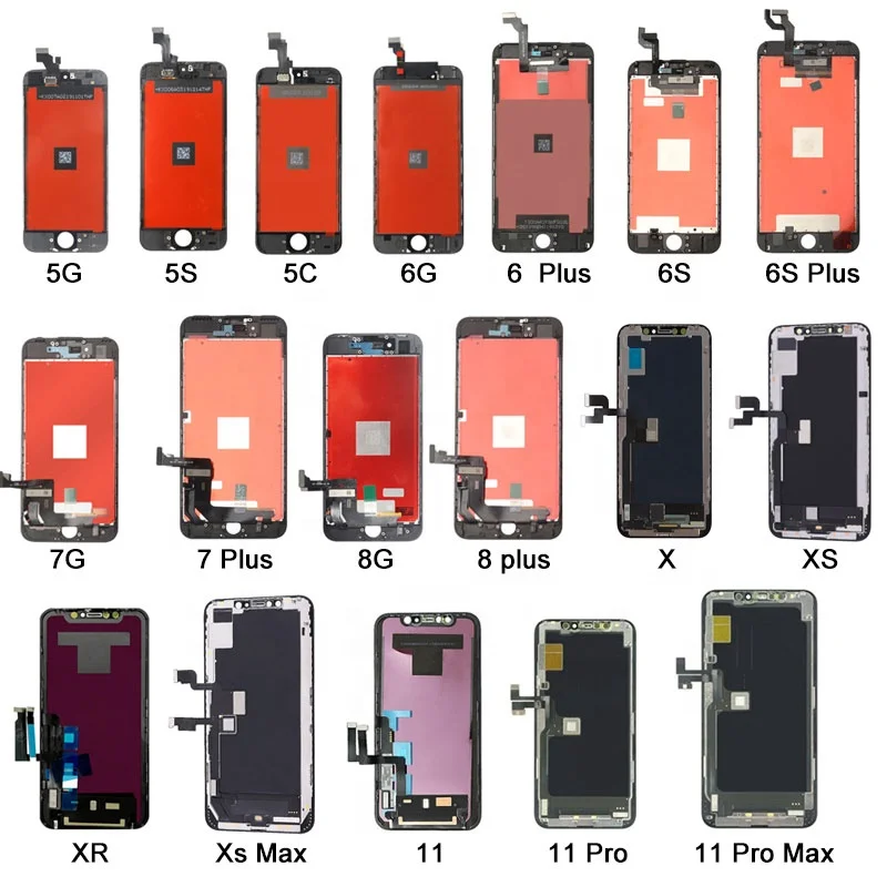 Mobile Phone Lcd For Iphone 5s 6 6s 7 8 Plus X Xr Xs 11 Pro Max 12 12pro 13 Touch Screen Display