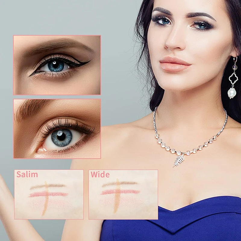 OEM Factory Natural Lace Mesh Eye Makeup Beauty Tools Heart Double Eye Eyelid Stickers Tape For Women