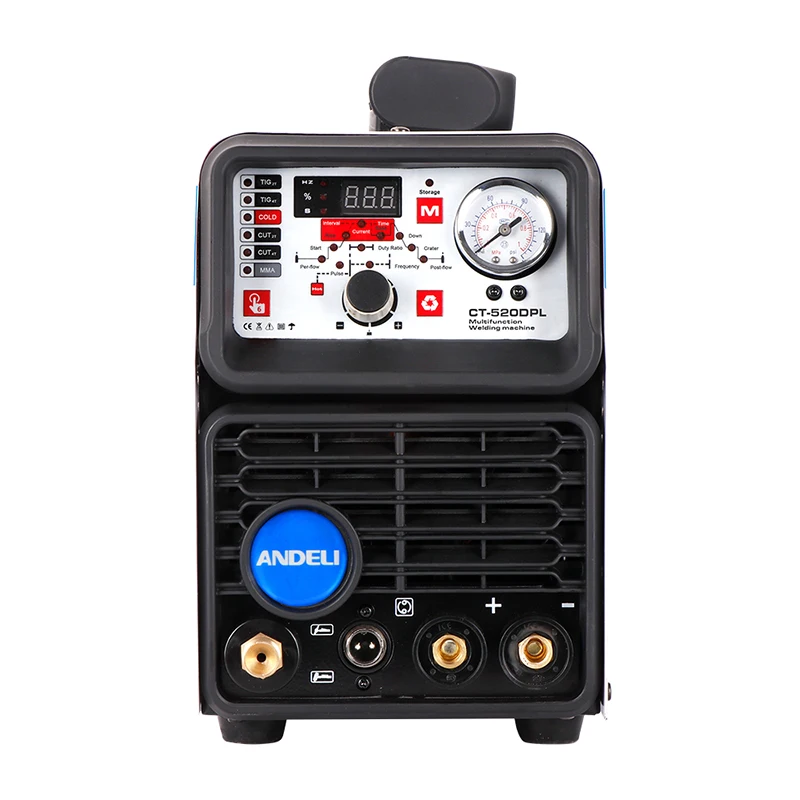 ANDELI Smart Portable Single Phase Multifunctional Welding Machine CT-520DPL 5 in 1 with CUT/MMA/COLD/PULSE/TIG Welding machine