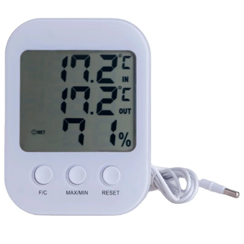 HOT Sale Indoor Outdoor Magnet Wall Mounted Temperature Humidity Instruments Meter