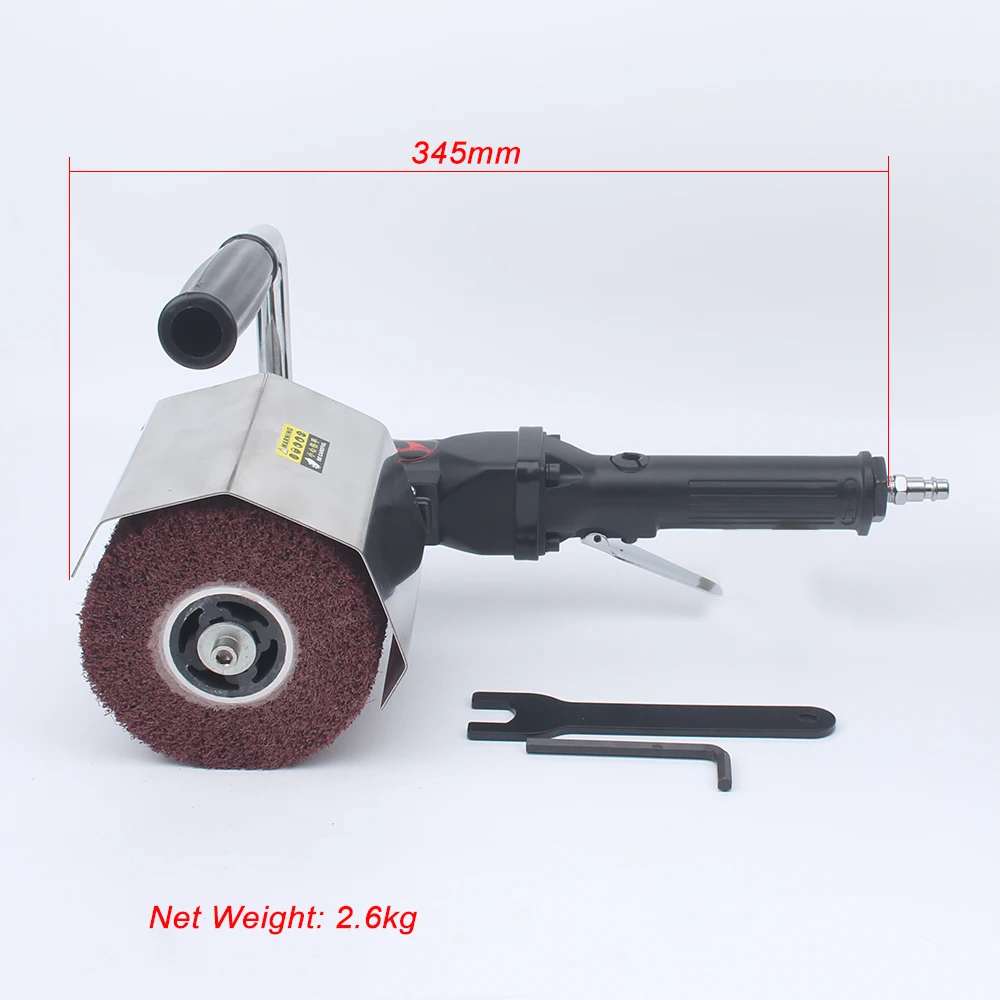 Pneumatic Metal Polishing Machine Brushing Polisher Machine 2500RPM