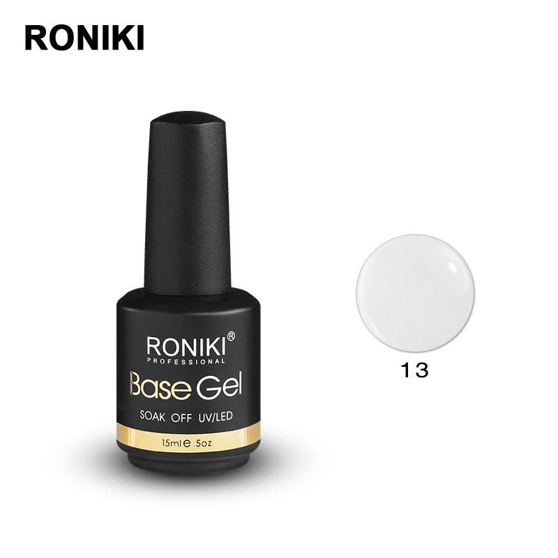 RONIKI Camouflage Nail Rubber Base UV Gel Polish Wholesale Private Label Colors Rubber Base Coat
