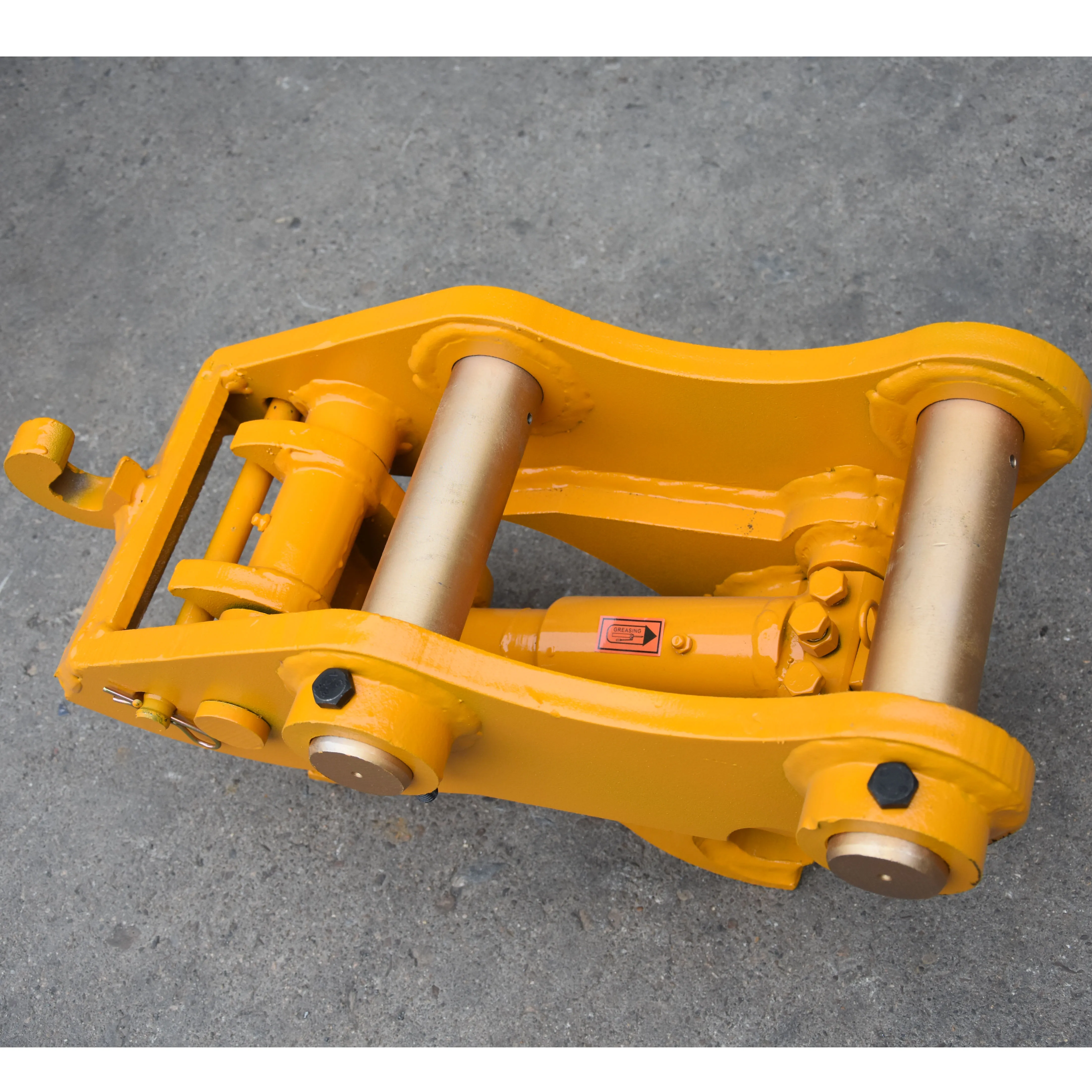 Hydraulic double locking quick hitch coupler tilting rotator hitch for excavators