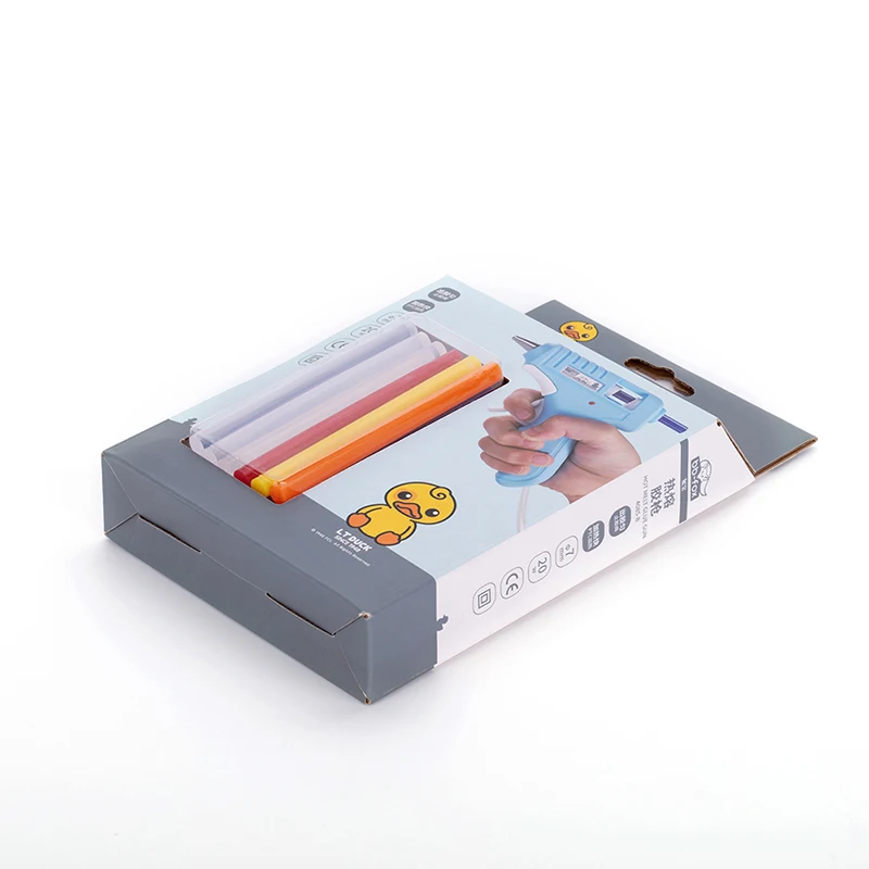 Hot Melt Glue Gun Electric 20w With Glue Sticks Hot Cordless Guns Glue for Packaging, DIY, Arts & Craft, Repairing
