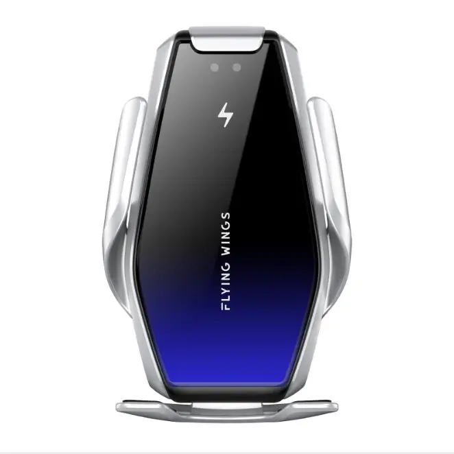  2021 автоматический зажим S5 S7 15 Вт 10 индукционный умный датчик автомобильное беспроводное зарядное устройство с подставкой QC Qi держатель для быстрой
