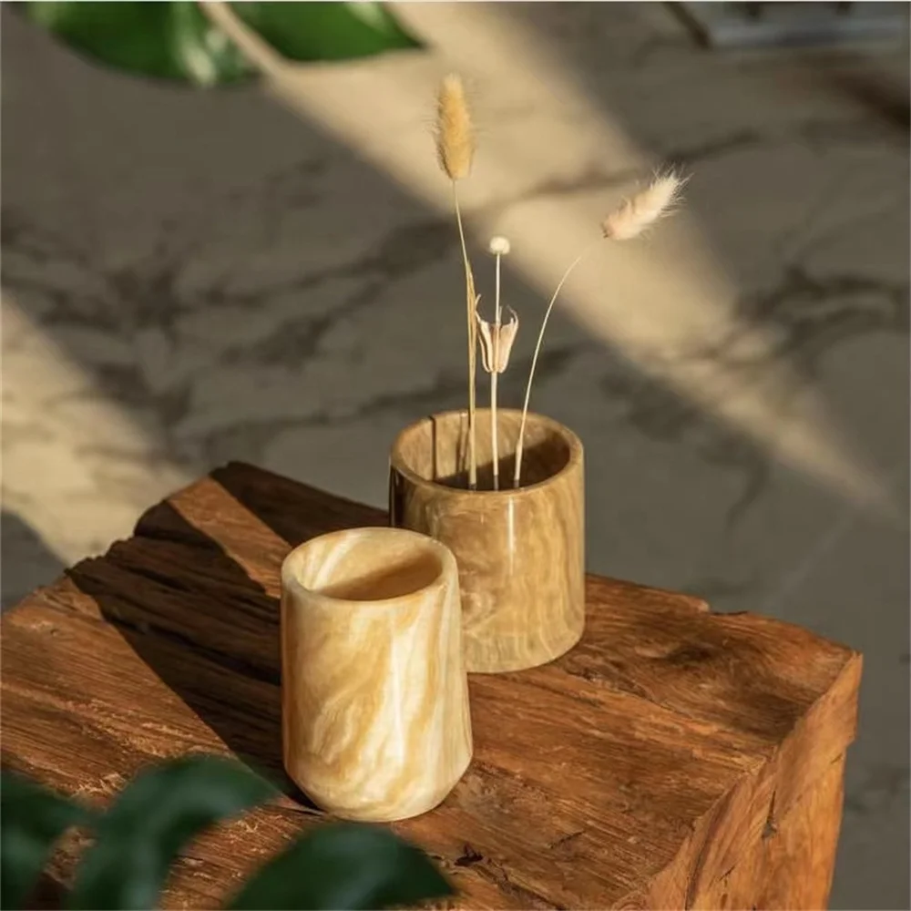 Moonlight Onyx Marble Table Vase Small