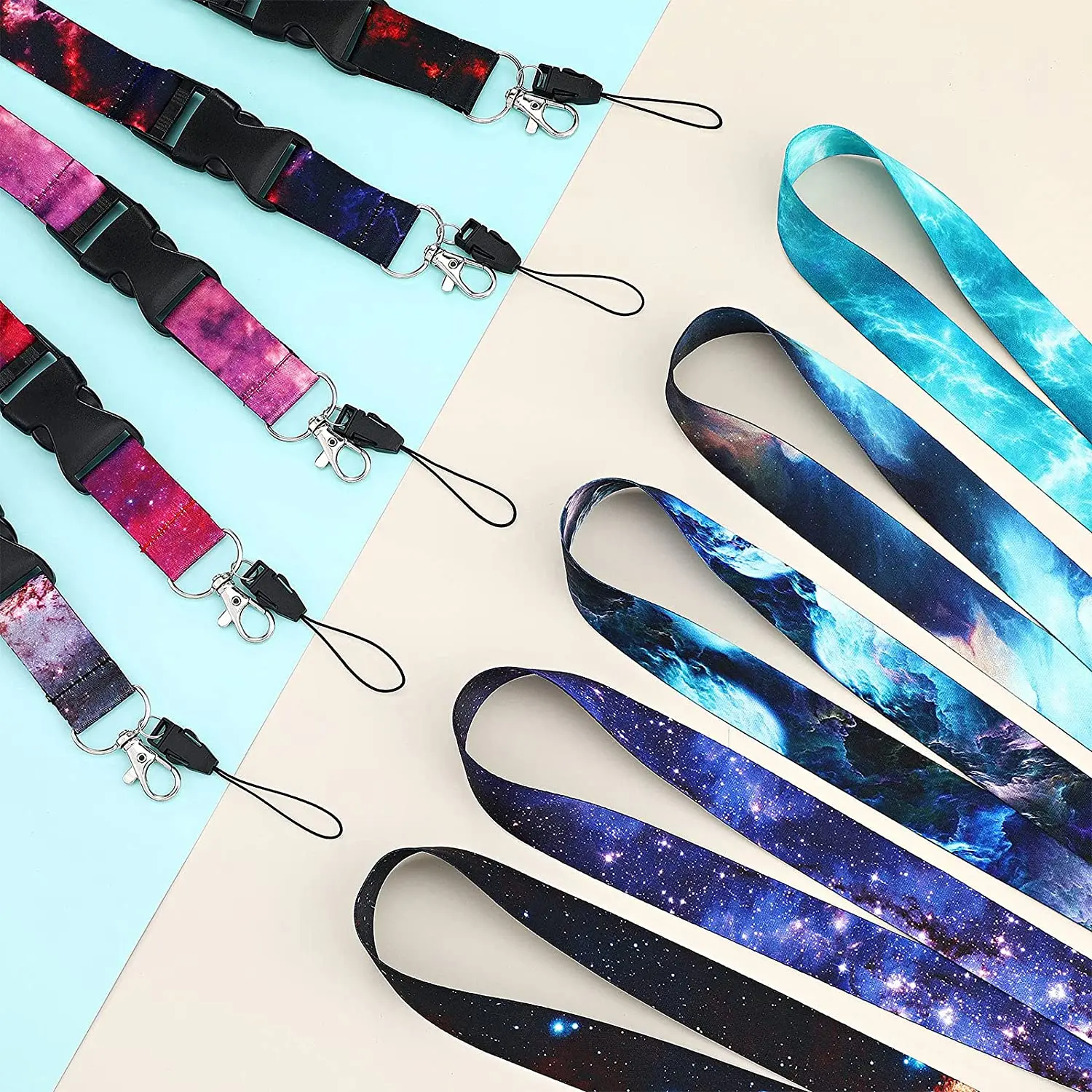 High Quality Heated Transfer Keychain Neck Strap Custom Design Logo Lanyards For Key Chain Lanyard