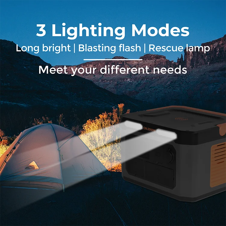 Eu Plug Huge Capacity 220V Lifepo4 Tragbare 1500Wh Portable Power Station 1500W Solar Generator