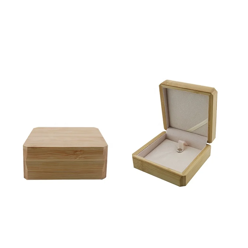 Bamboo organizer storage bracelet box jewelry wooden