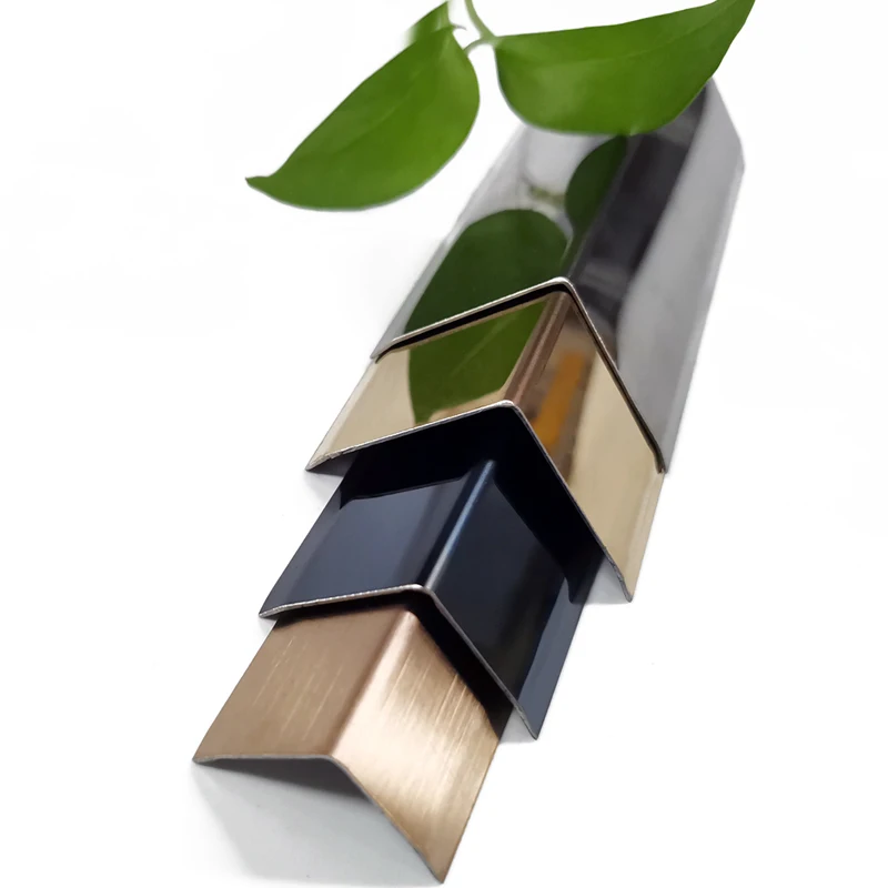 
Foshan outside corner guard stainless steel tire trim L shape wall guard decorative wall corner guards factory price 