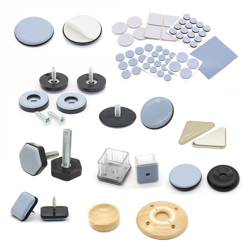 One-stop Purchasing More Than 100 SKUs Customized Round Furniture Chair Leg Glide Sliders Moving Slider Set Kit