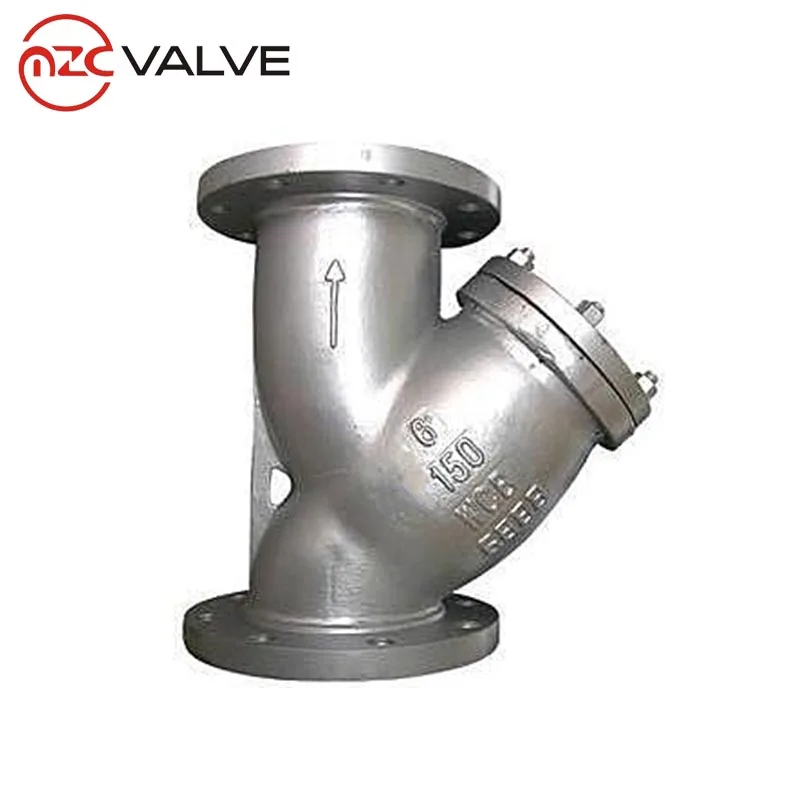 CF8M Strainer oil and gas API y filter steel strainers