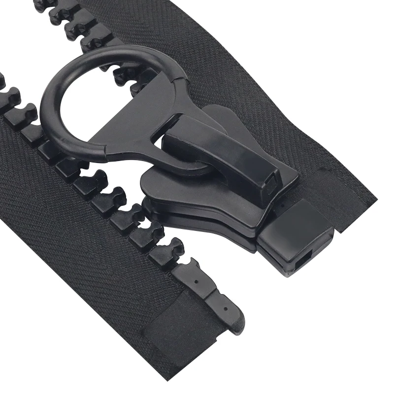 OCO Manufacturer custom big zipper resin zipper extra-large 20# black zipper for sewing Tent Bag sewing accessories