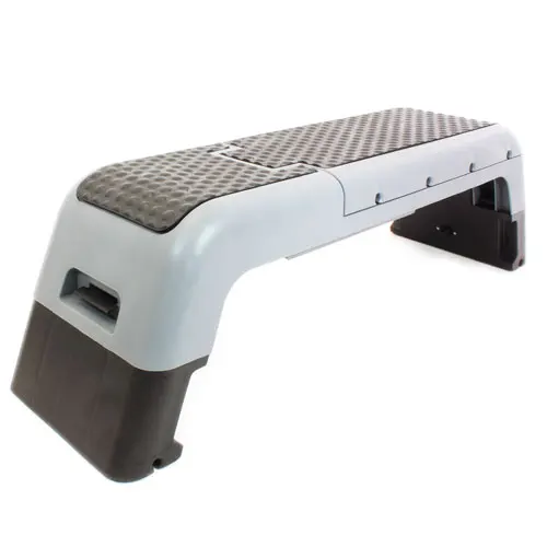 Multifunctional Adjustable Aerobic Step Deck Stepper Bench for Free Weight Training Intense Cardio Exercises