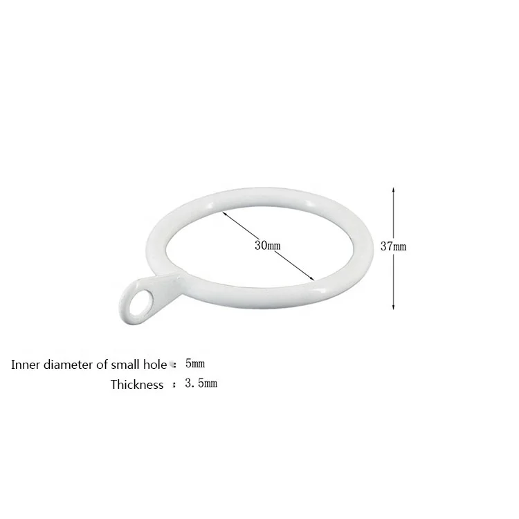 Оптовая продажа, занавески для душа из нержавеющей стали на заказ, металлическое круглое кольцо с отверстием для ванной комнаты