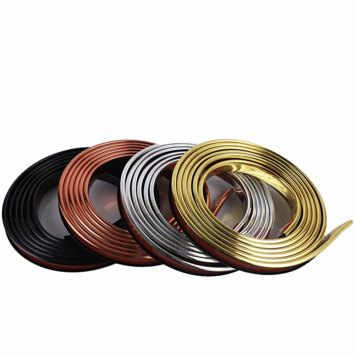 Suntung PVC EDGE BANDING Tape Golden Silver Copper Color FOR MDF Furniture Cabinet