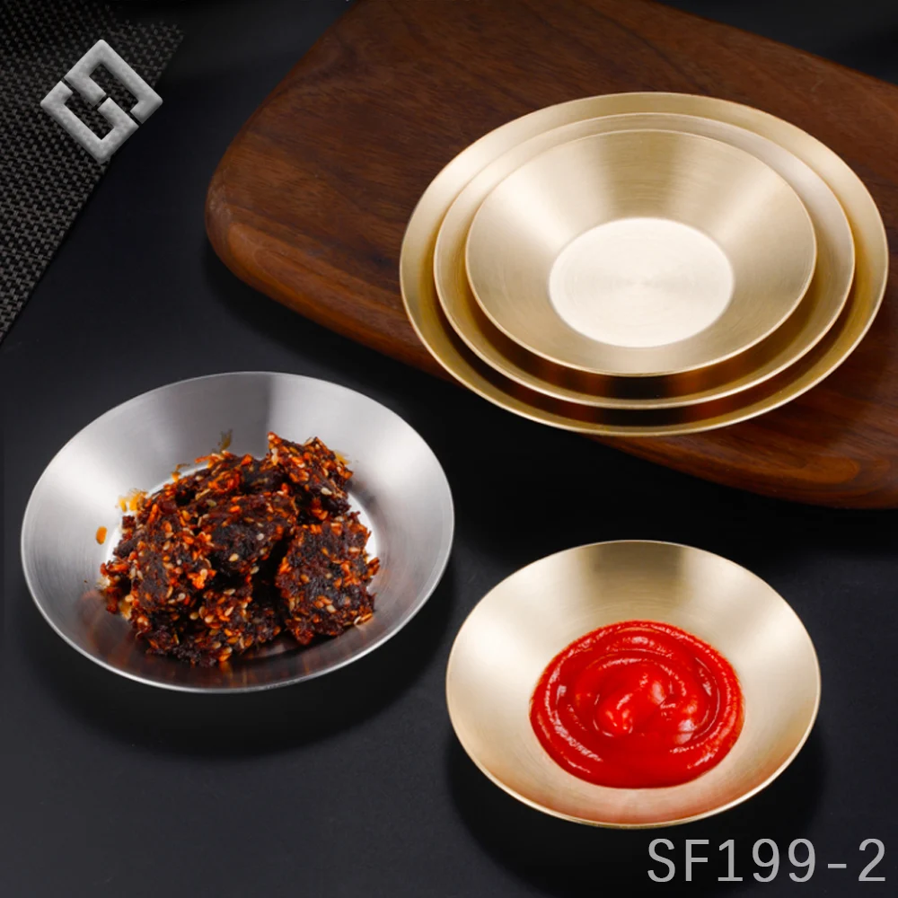 Custom Size Kitchen Food Metal 304 Stainless Steel Plates Sets Dinnerware Dishes Plates