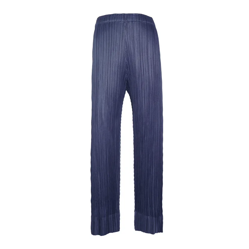 Свободный размер плиссированные женские брюки-карандаш Miyake