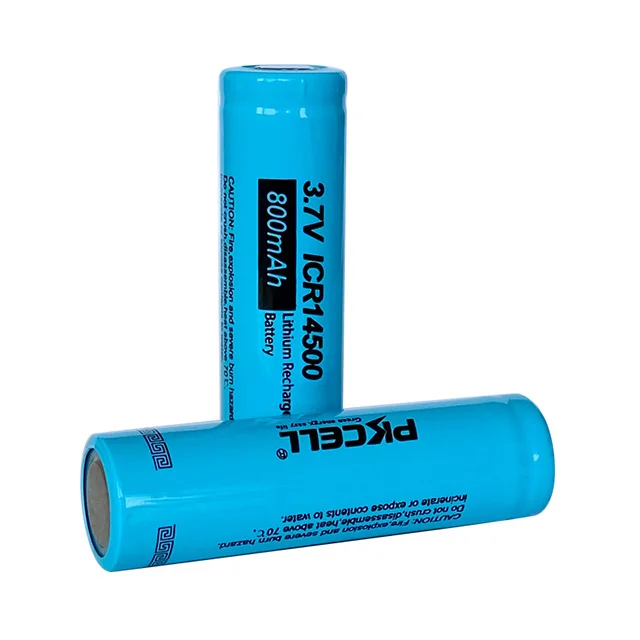 3 7 вольт AA Размер 800 MAH литий-ионная аккумуляторная батарея ICR14500 с вкладками