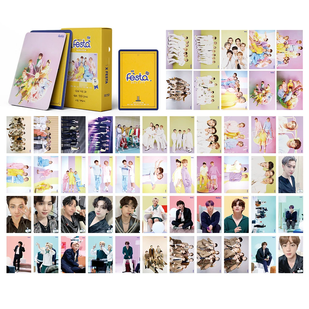 BTS Butter Album Wholesale Kpop Bangtan Boys 2021 FESTA 8th Anniversary Lomo Card Photo card