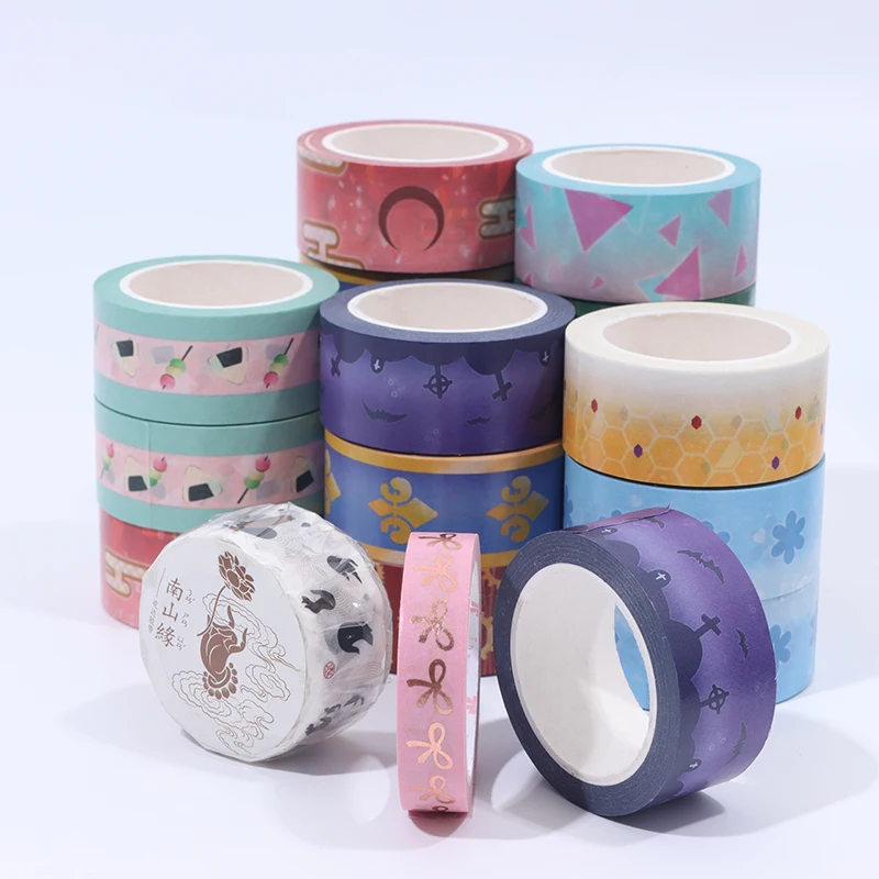  Custom Make Design Printed Christmas Paper Washi Tape Wholesale Low MOQ Cute