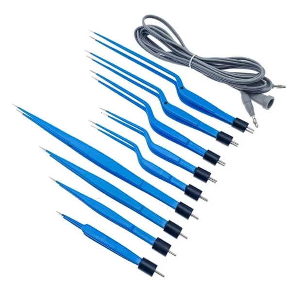 Bayonet Non-sticky Bipolar Forceps Electric Ce Surgical Operation Monopolar Hand Switch Cautery Forceps